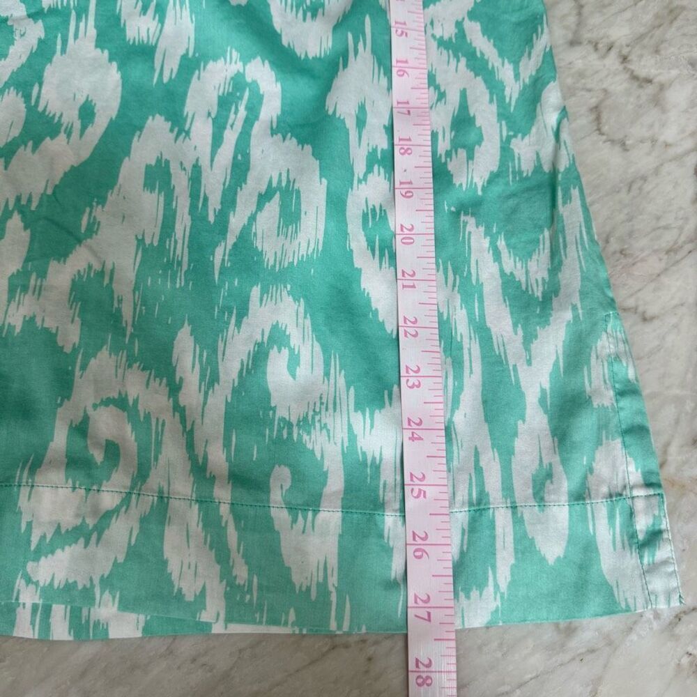 Brooks Brothers 346 100% cotton Top blouse tunic teal Pullover Sequin Beads Sz S - Picture 7 of 8